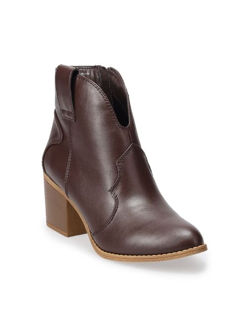 Sonoma Goods For Life San Juan Women's Western Ankle Boots