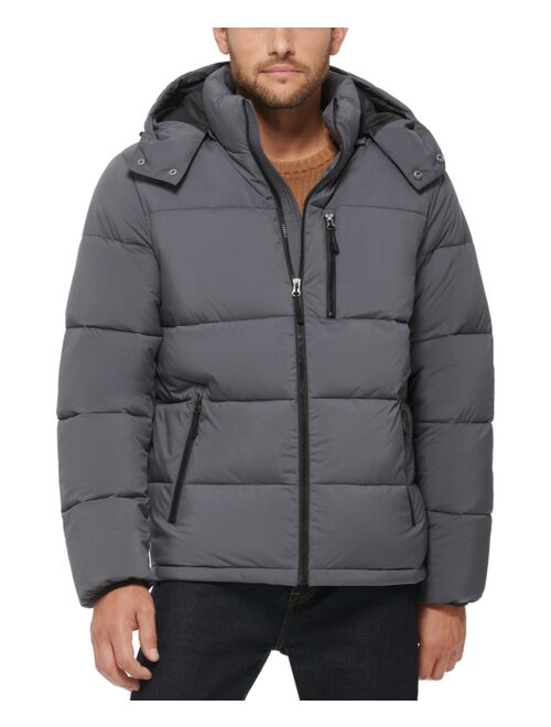 CLUB ROOM Men's Stretch Hooded Puffer Jacket, Created for Macy's