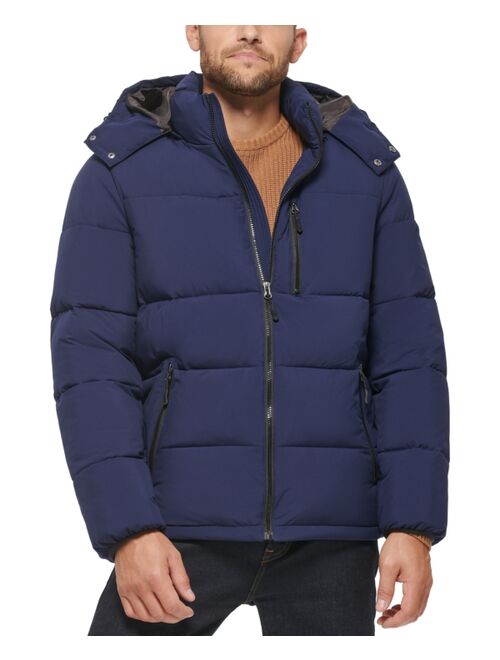 CLUB ROOM Men's Stretch Hooded Puffer Jacket, Created for Macy's