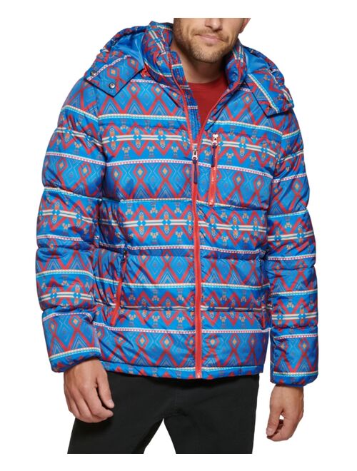 CLUB ROOM Men's Stretch Hooded Puffer Jacket, Created for Macy's