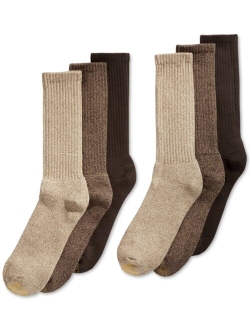 Men's 6-Pack Casual Harrington Socks