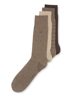 4-Pack Patterned Dress Socks