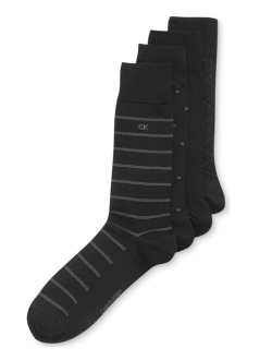 4-Pack Patterned Dress Socks