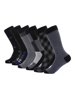 Mio Marino Men's Orthodox Crew Dress Socks Pack of 6