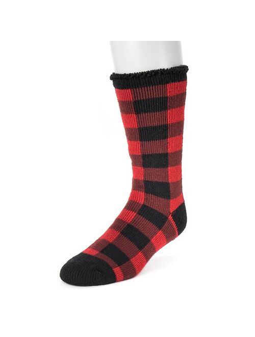 Men's MUK LUKS Heat Retainers Solid Thermal Socks