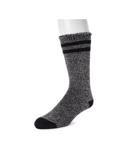 Men's MUK LUKS Heat Retainers Solid Thermal Socks