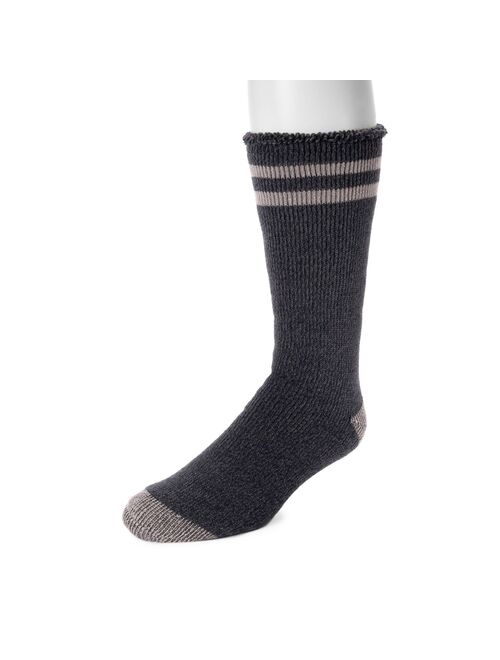 Men's MUK LUKS Heat Retainers Solid Thermal Socks