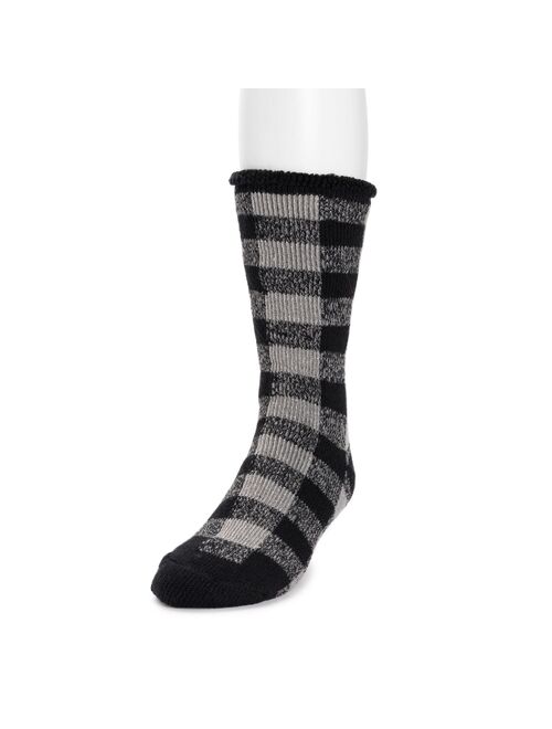 Men's MUK LUKS Heat Retainers Solid Thermal Socks