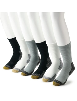 Men's GOLDTOE 6-pack Sports Short Crew Socks