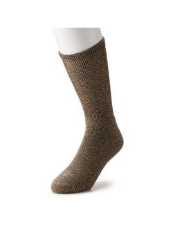 Men's Doctor's Choice 2-pack Diabetic Cushioned Crew Socks - Extended Size