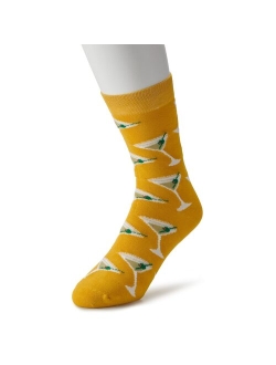 Men's Patterned Novelty Crew Socks