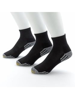 Men's GOLDTOE 3-pk. G-Tec Outlast Quarter Athletic Socks