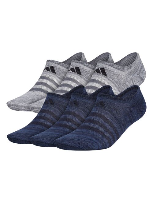 Men's adidas Superlite Stripe II 6-pack No-Show Socks