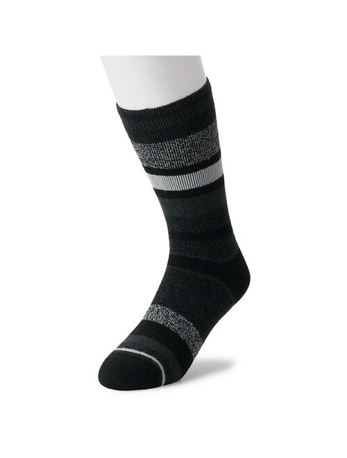 Men's Heat Holders LITE Thermal Striped Crew Socks