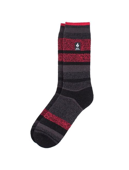 Men's Heat Holders LITE Thermal Striped Crew Socks