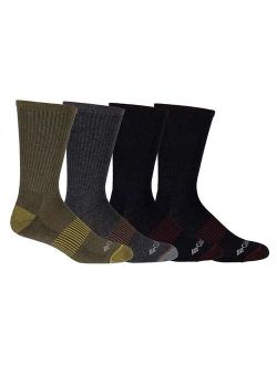 4-pack Heather Ribbed Half-Cushioned Crew Socks