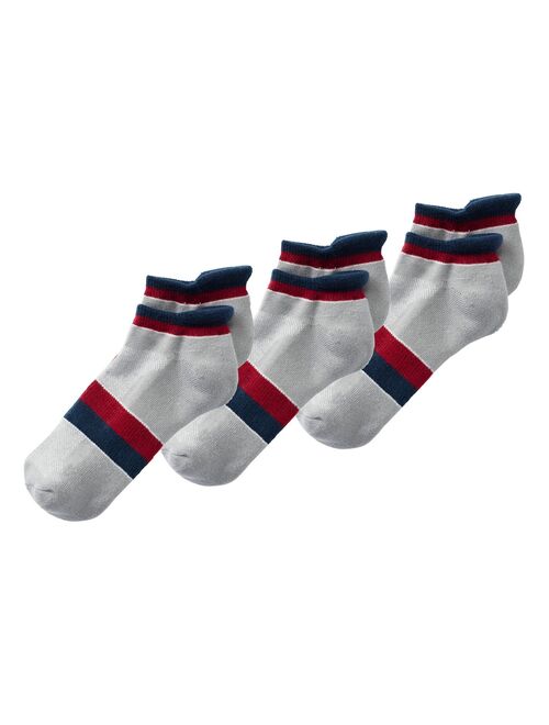 Men's Lands' End 3-Pack Performance Ankle Socks