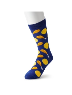 Men's Patterned Fashion Crew Socks