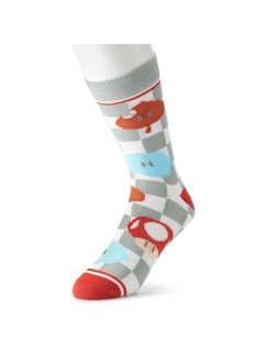 Men's Patterned Fashion Crew Socks