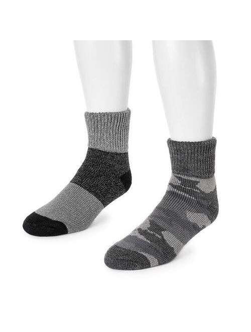 Men's MUK LUKS 2-Pack Short Heat Retainer Socks