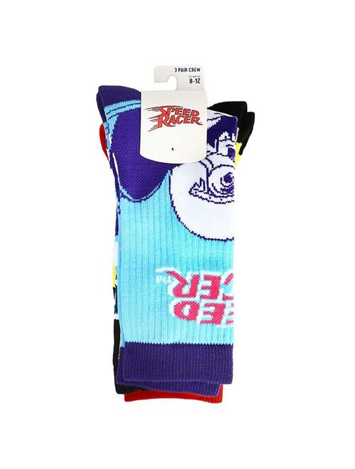 Men's Speed Racer 3-Pack Crew Socks