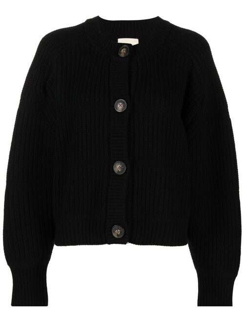 Loulou Studio ribbed-knit cashmere cardigan