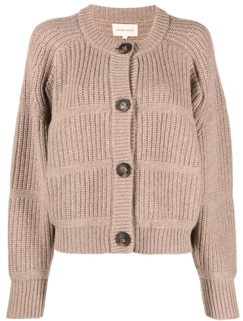 Loulou Studio ribbed-knit cashmere cardigan