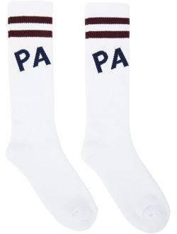 White College Socks