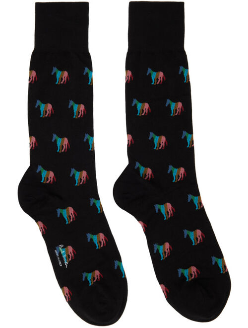 PS by Paul Smith Three-Pack Multicolor Vico Zebra Socks