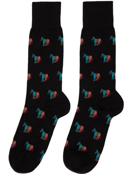 PS by Paul Smith Three-Pack Multicolor Vico Zebra Socks