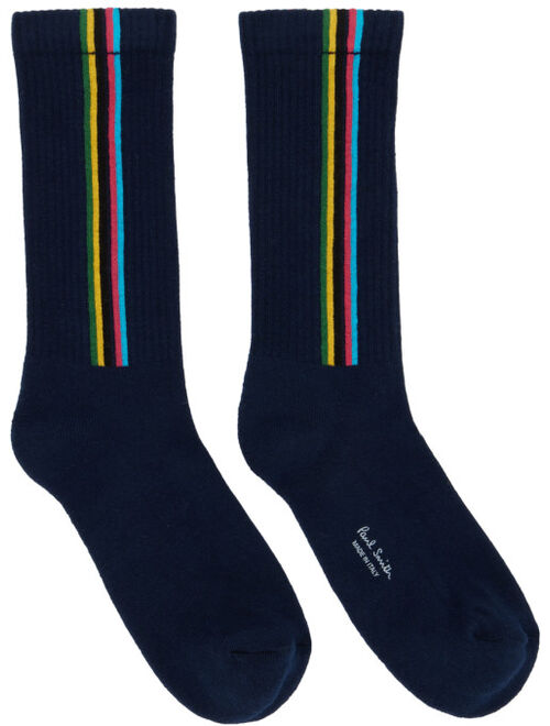 PS by Paul Smith Three-Pack White & Off-White Cotton Socks