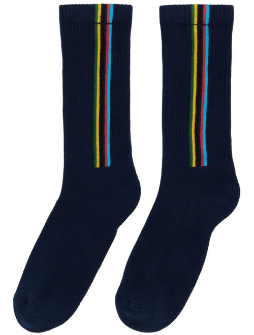 PS by Paul Smith Three-Pack White & Off-White Cotton Socks