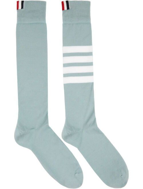 Thom Browne Green 4-Bar Socks