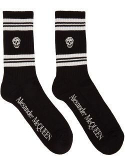 Black Skull Sport Socks