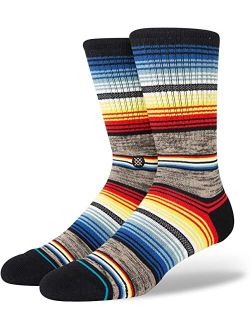 Southbound Cotton Striped Crew Socks