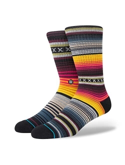 Curren St Cotton Striped Crew Socks