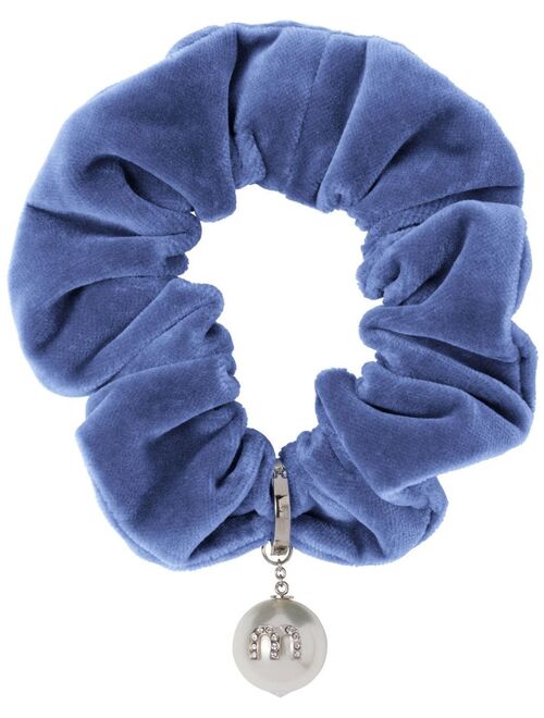 Miu Miu pearl-detail scrunchie