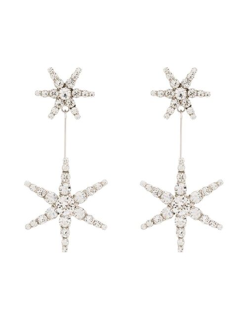 Jennifer Behr Estee crystal star drop earrings