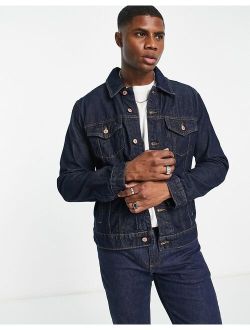 classic denim jacket in indigo