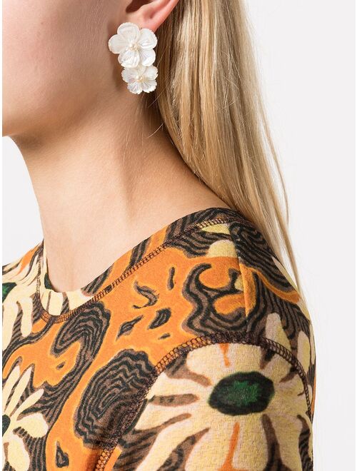 Jennifer Behr Calyn drop earrings