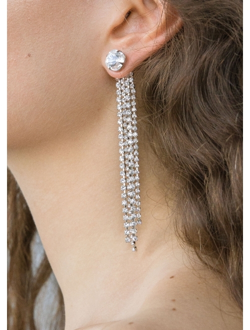 Jennifer Behr Farren crystal-embellished earring