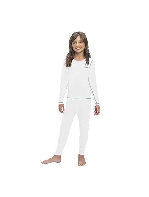 Thermeez Thermal Underwear for Girls (Thermal Long Johns) Sleeve Shirt & Pants Set, Base Layer w/Leggings Bottoms Ski/Extreme Cold