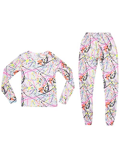 Just Love Girls Tie Dye Two Piece Thermal Underwear Set