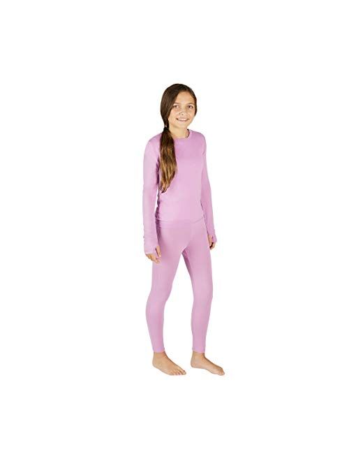 Eddie Bauer Kids' Thermal Underwear Set - 2 Piece Performance Base Layer Long Sleeve Shirt and Leggings - Boys/Girls (3-16)