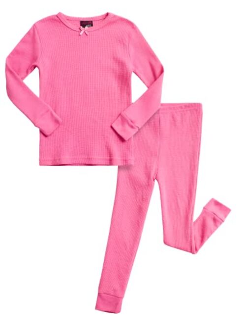 dELiA*s Baby Girls' Thermal Underwear - 2 Piece Waffle Knit Top and Long Johns (Infant/Toddler)