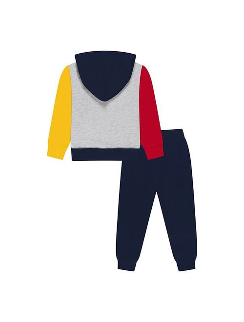 Boys 4-7 Champion Colorblock Hoodie & Fleece Pants Set