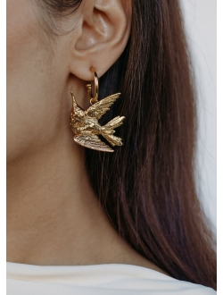 Wren hoop earrings