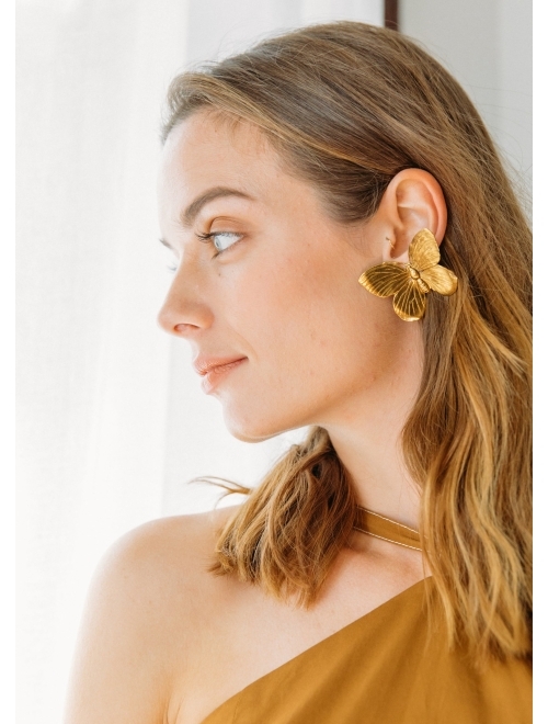 Jennifer Behr Pippa butterfly earrings