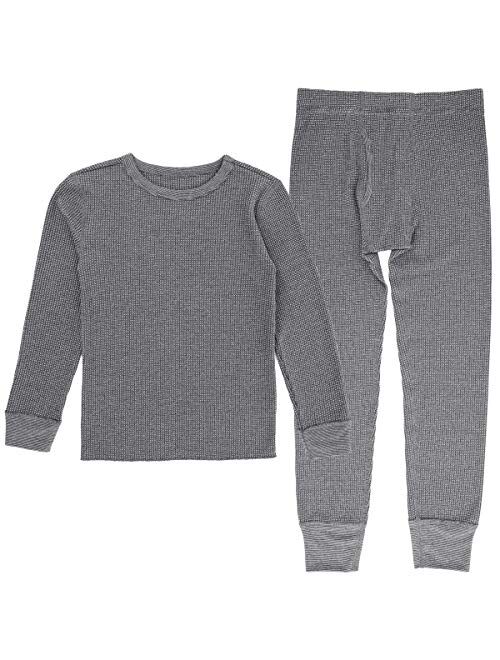 Fruit of the Loom boys Premium Thermal Waffle Underwear Set