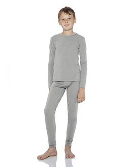 Thermal Underwear for Boys (Thermal Long Johns Set) Shirt & Pants, Base Layer w/Leggings/Bottoms Ski/Extreme Cold